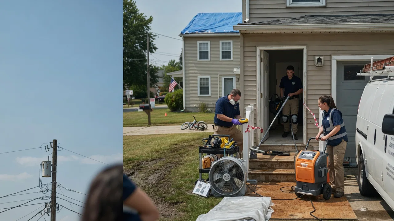Water Damage Repair in Hilbert, WI near me